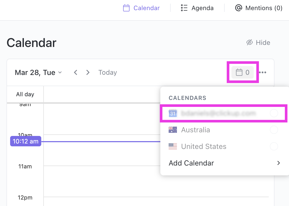 Google Calendar syncing – ClickUp Help
