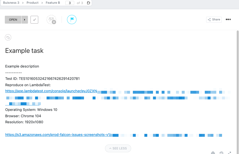 Integración de LambdaTest – ClickUp Help