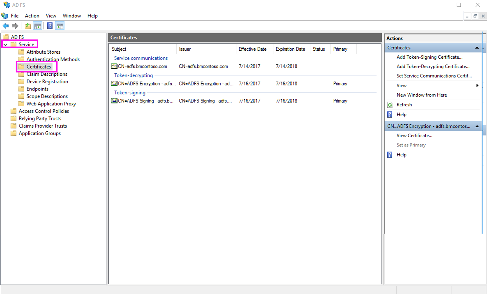 Configure onpremise Microsoft Active Directory with Active Directory