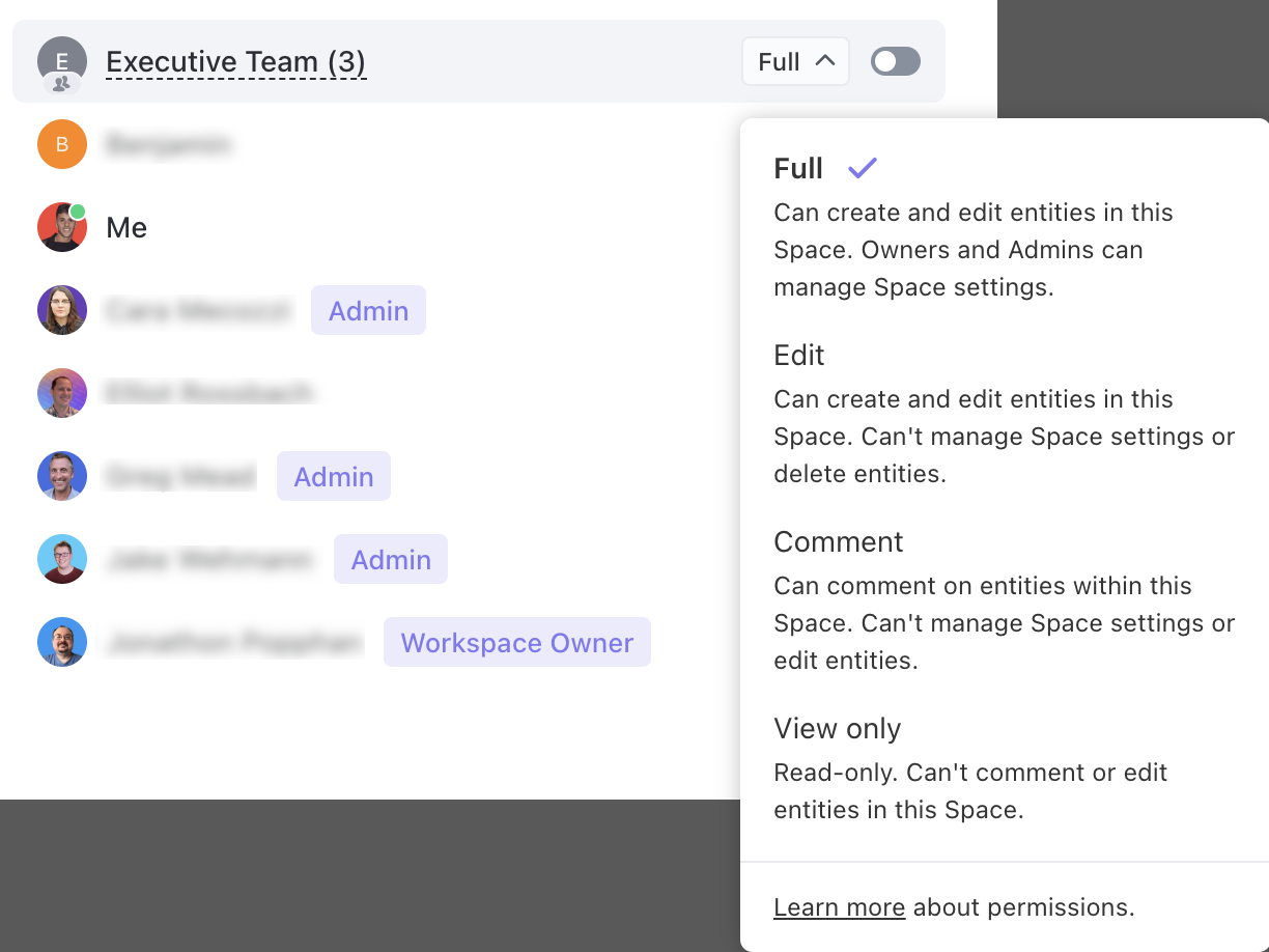 Permissions in detail – ClickUp Help