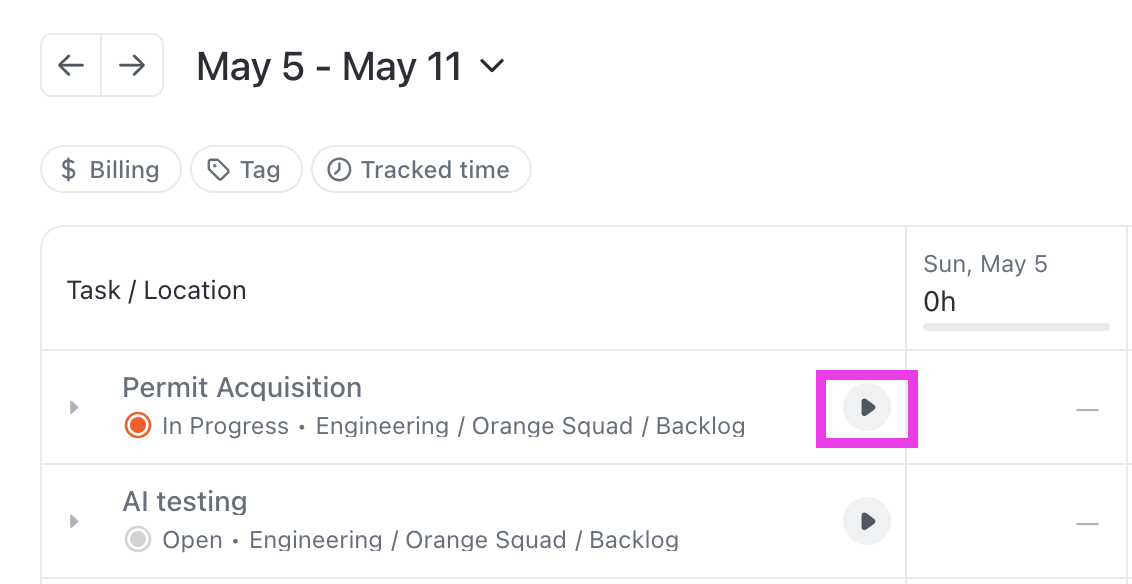 Screenshot of the timer button in Timesheets.png