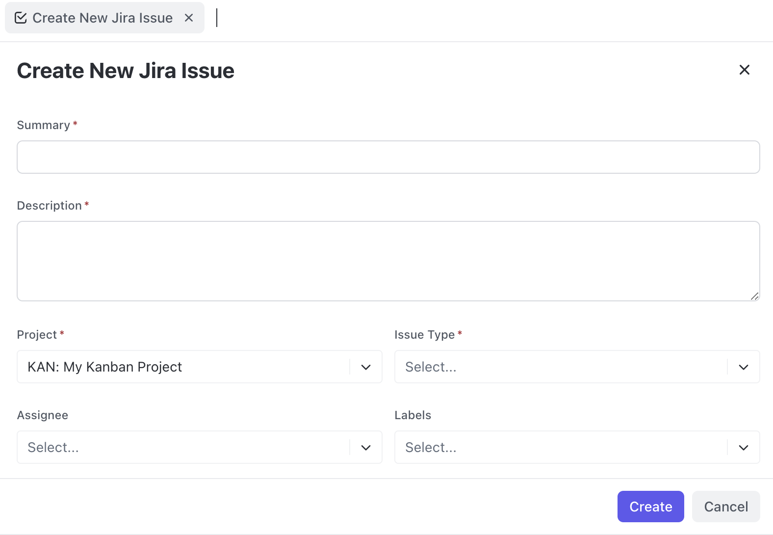 Screenshot of someone creating a Jira issue in ClickUp.png