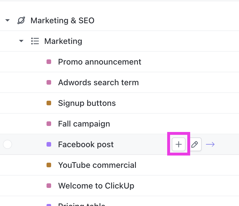 Screenshot highlighting the plus icon in the Gantt sidebar.png