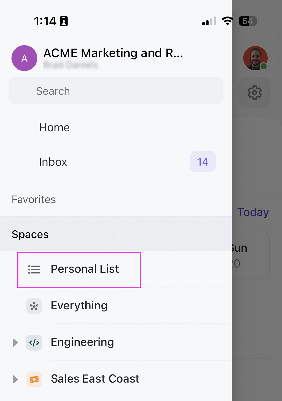 Screenshot highlighting Personal List in the Sidebar.png