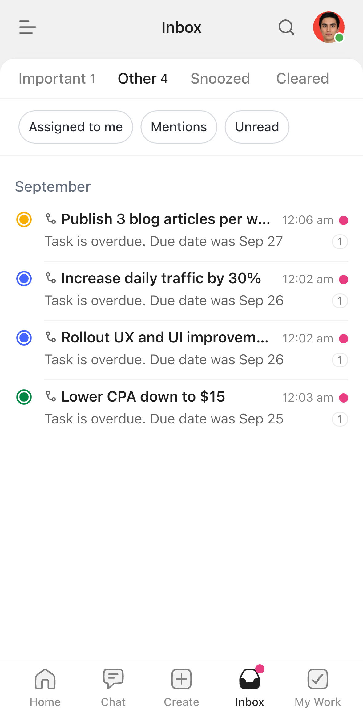 Screenshot of the mobile Inbox.png