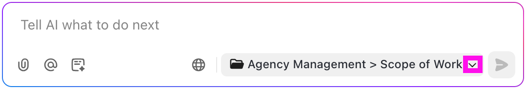 UseAIFromAnywhereClickUpPromptFieldLocationSwitcher.png