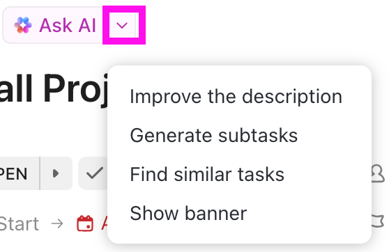 ManageTasksWithAIDropdownDescription.png