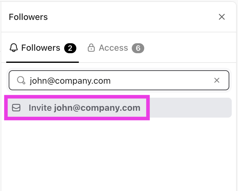 Screenshot of the invite button in the Followers sidebar.png