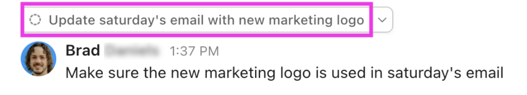 Screenshot of the connected task above the message.png