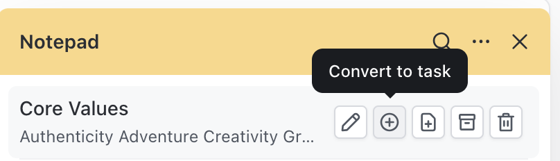 Captura de tela do botão de converter para tarefa.png