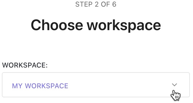 Captura de pantalla del desplegable de entorno de trabajo en ClickUp.jpg