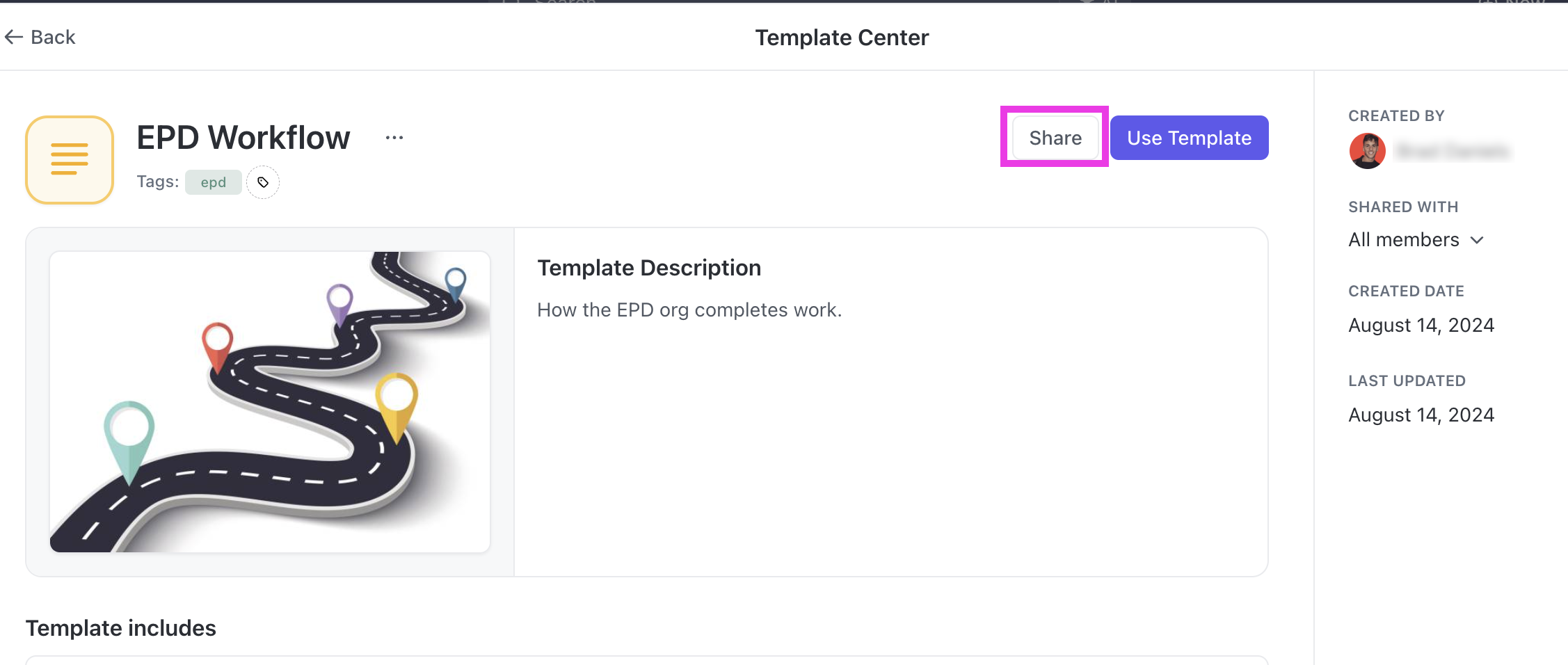 Captura de tela do botão de compartilhamento em um modelo.png