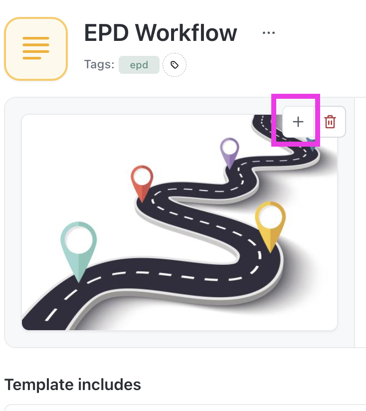 Capture d'écran mettant en évidence l'icône plus pour ajouter une autre image.png