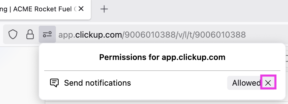 Screenshot highlighting the x icon next to allowed.png