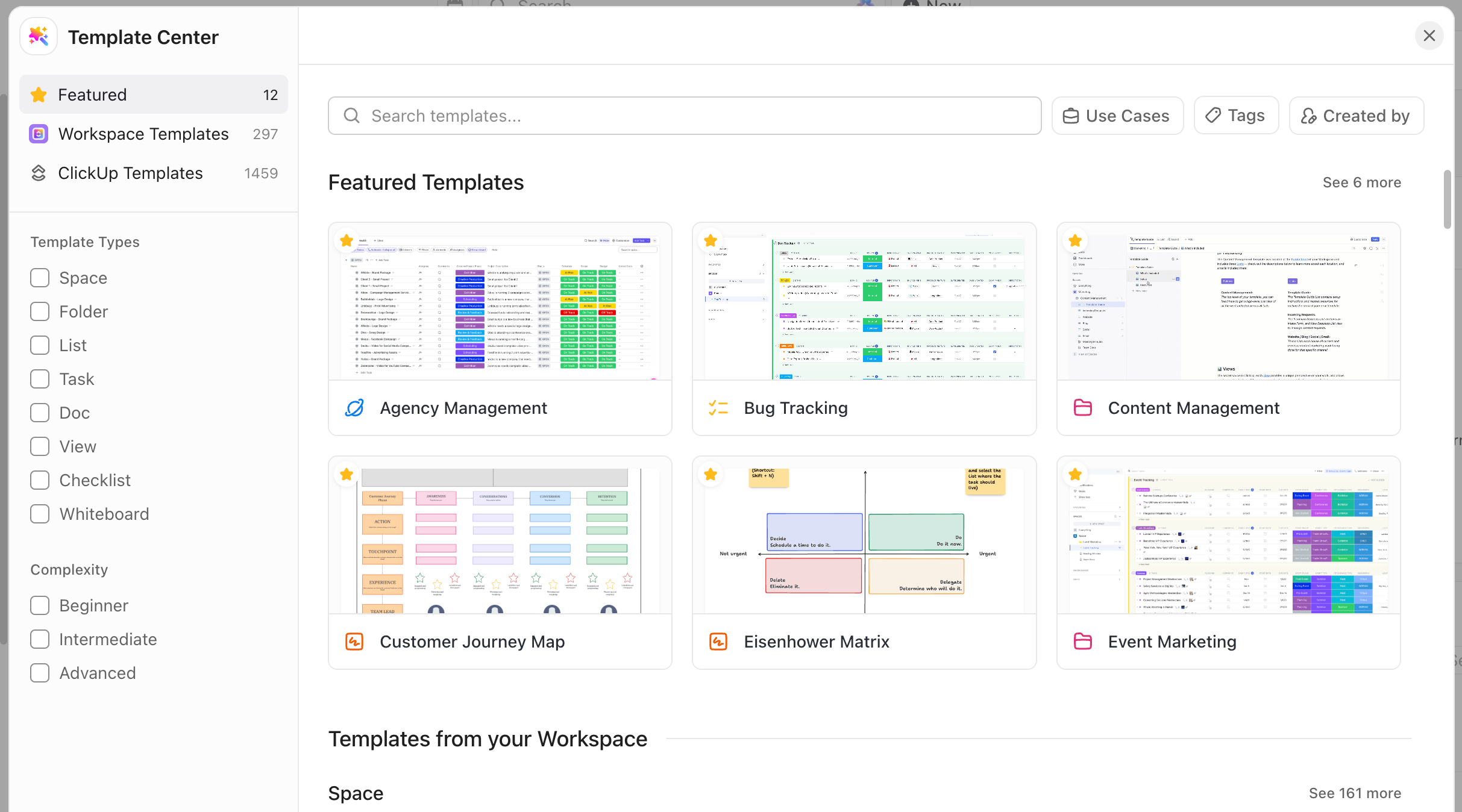 Screenshot of the Template Center.png