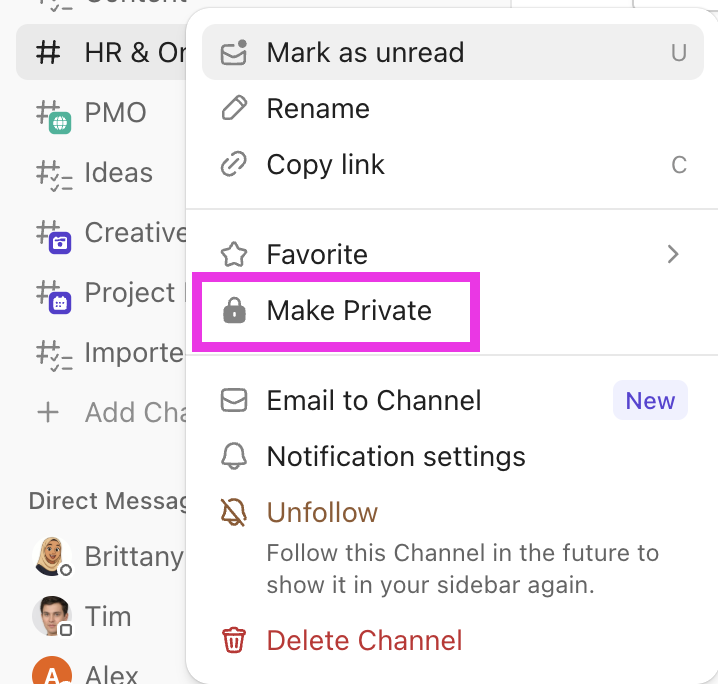 Screenshot of the Make Private button.png