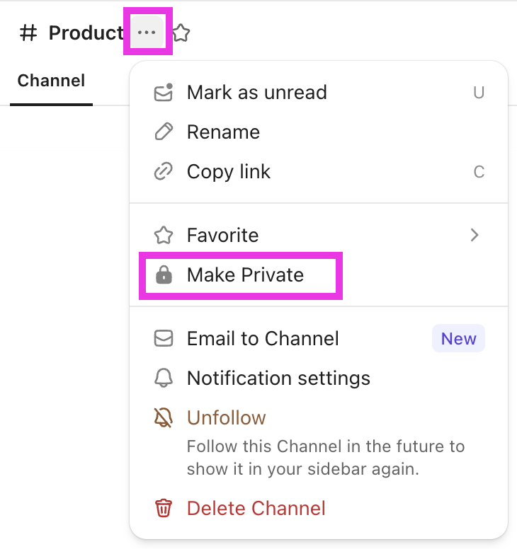 Screenshot highlighting the ellipsis and make private buttons.png