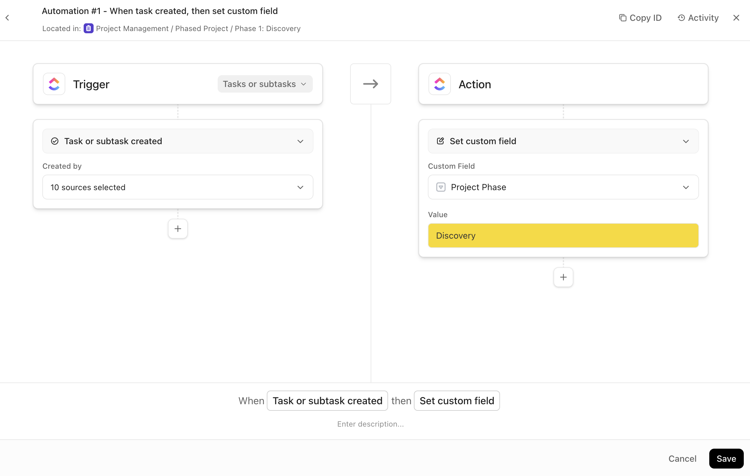 Screenshot of an Automation for setting custom fields.png