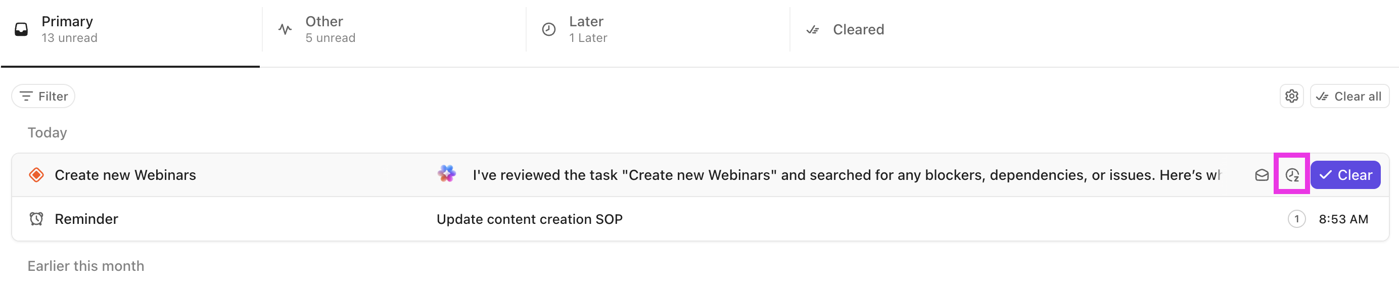Captura de pantalla destacando el icono de posponer.png