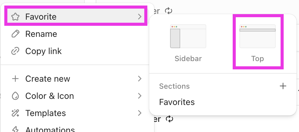Screenshot of the Favorite and Top options.png