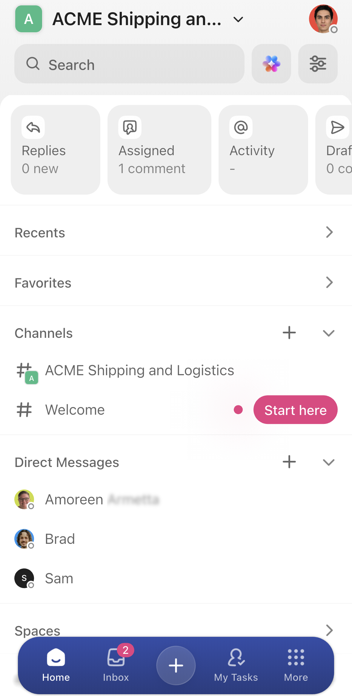 Screenshot of Home on mobile. .png