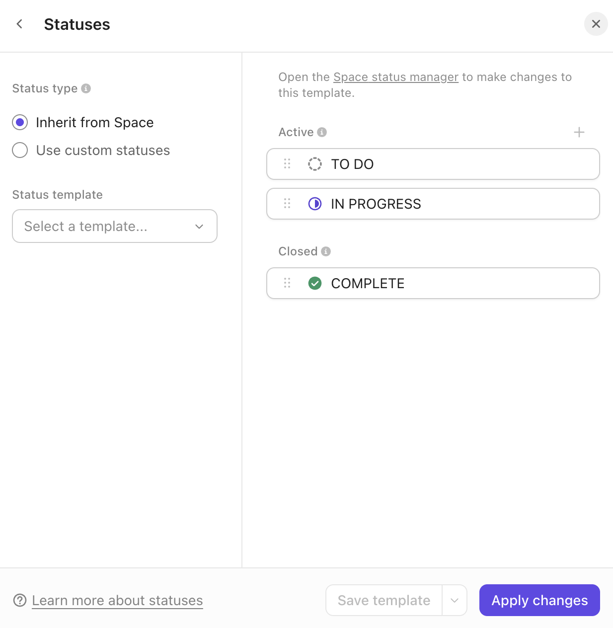 SCreenshot of a Subfolder's statuses and inheritance options (1).png