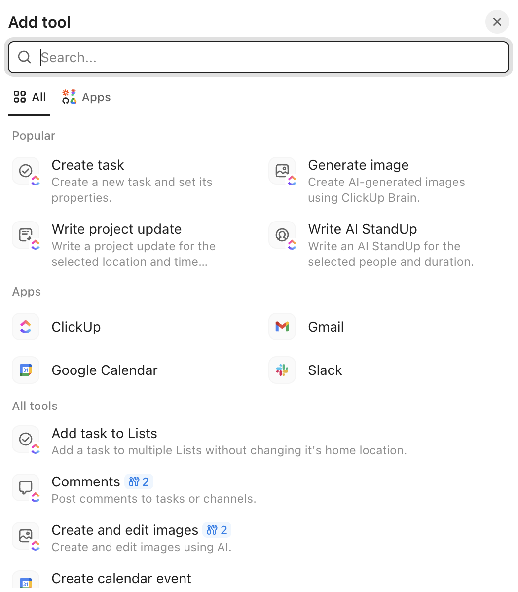Screenshot of tools being added to Agent.png