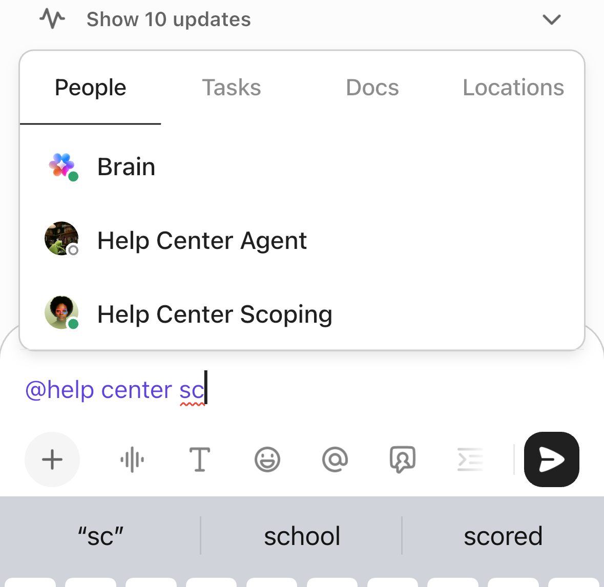 Screenshot of someone @mentioning an Agent.png