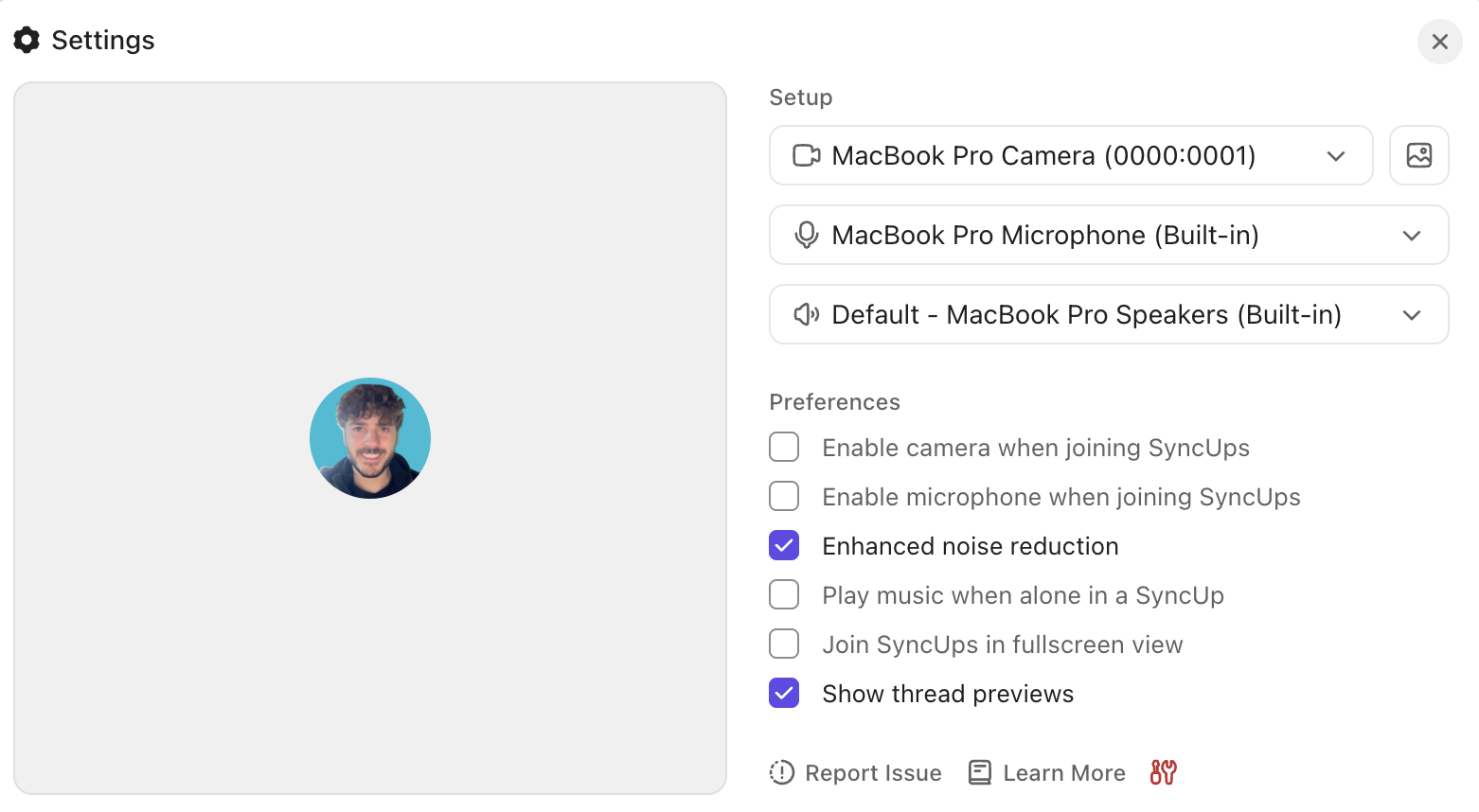 Screenshot of SyncUps settings.png