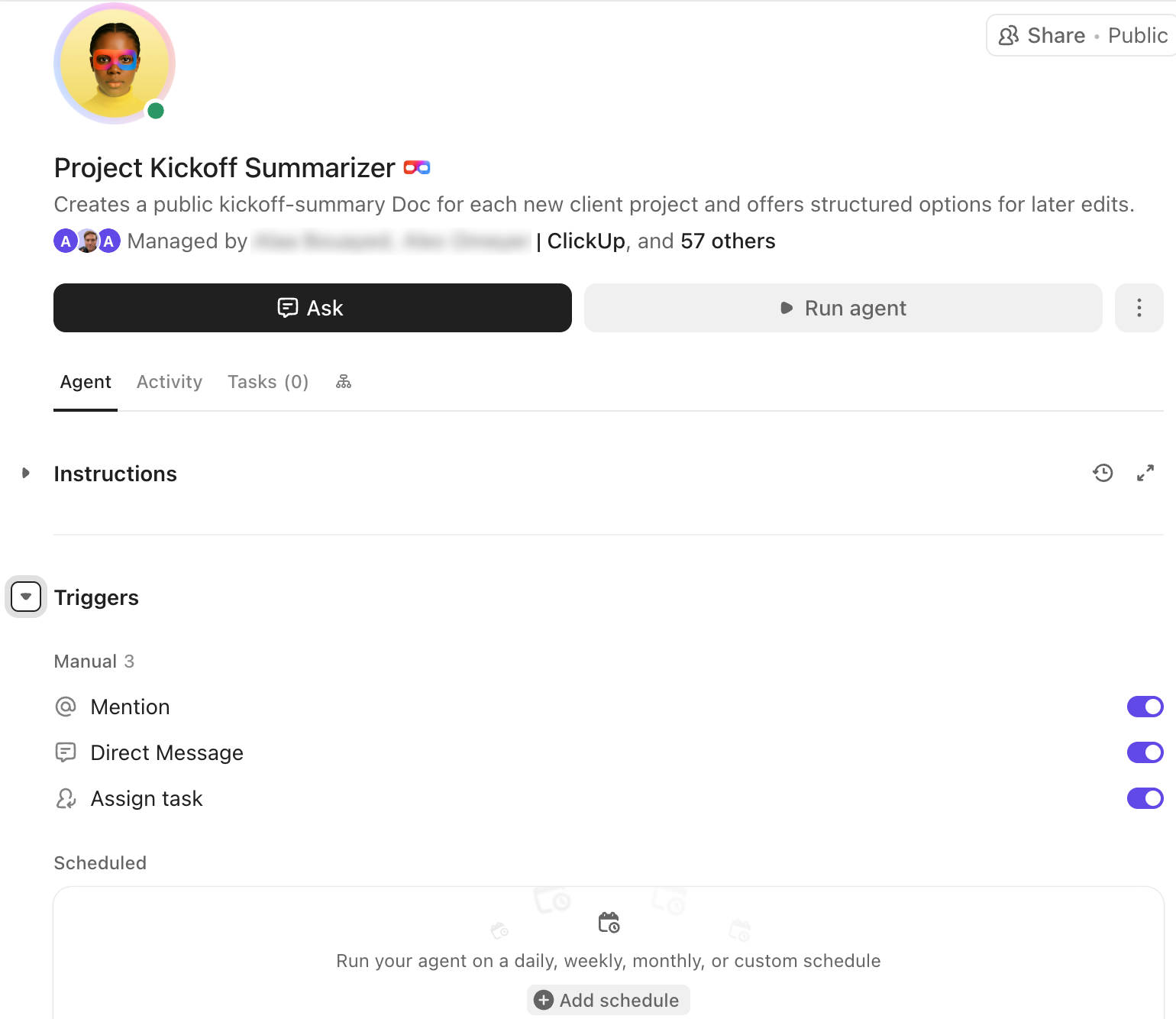 Screenshot of the Project Kickoff Summarizer Agent's Triggers section.png