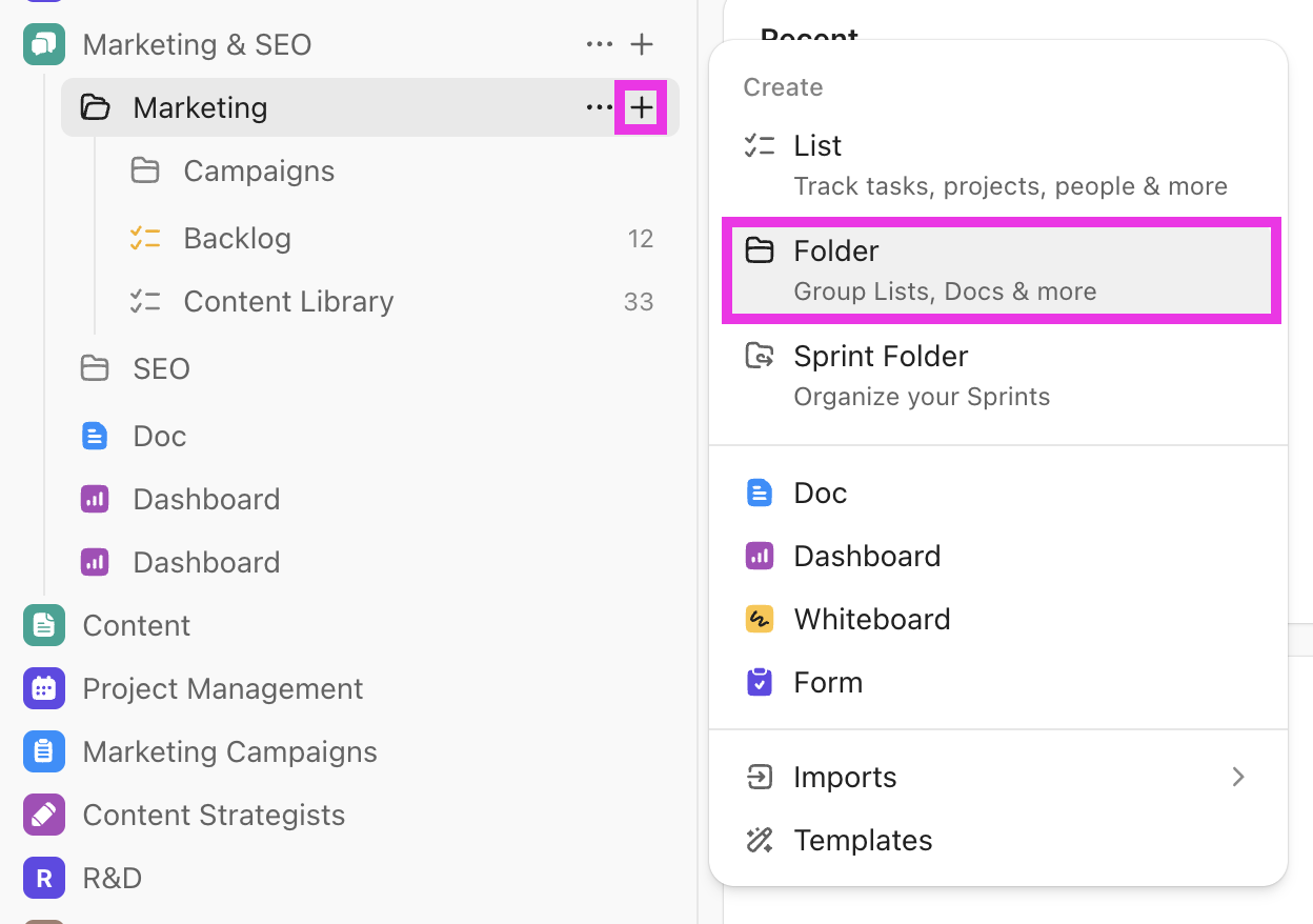 Screenshot of someone creating a Subfolder.png