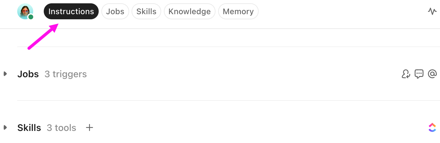 Screenshot of a Super Agent Profile featuring the tabs for easier navigation to each section.png