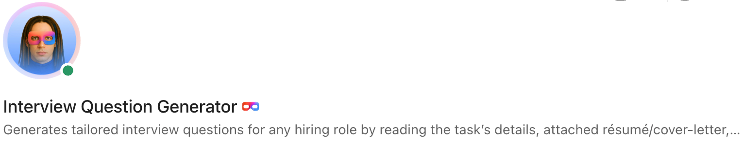 Screenshot of the Interview Question Generator Agent's profile picture.png