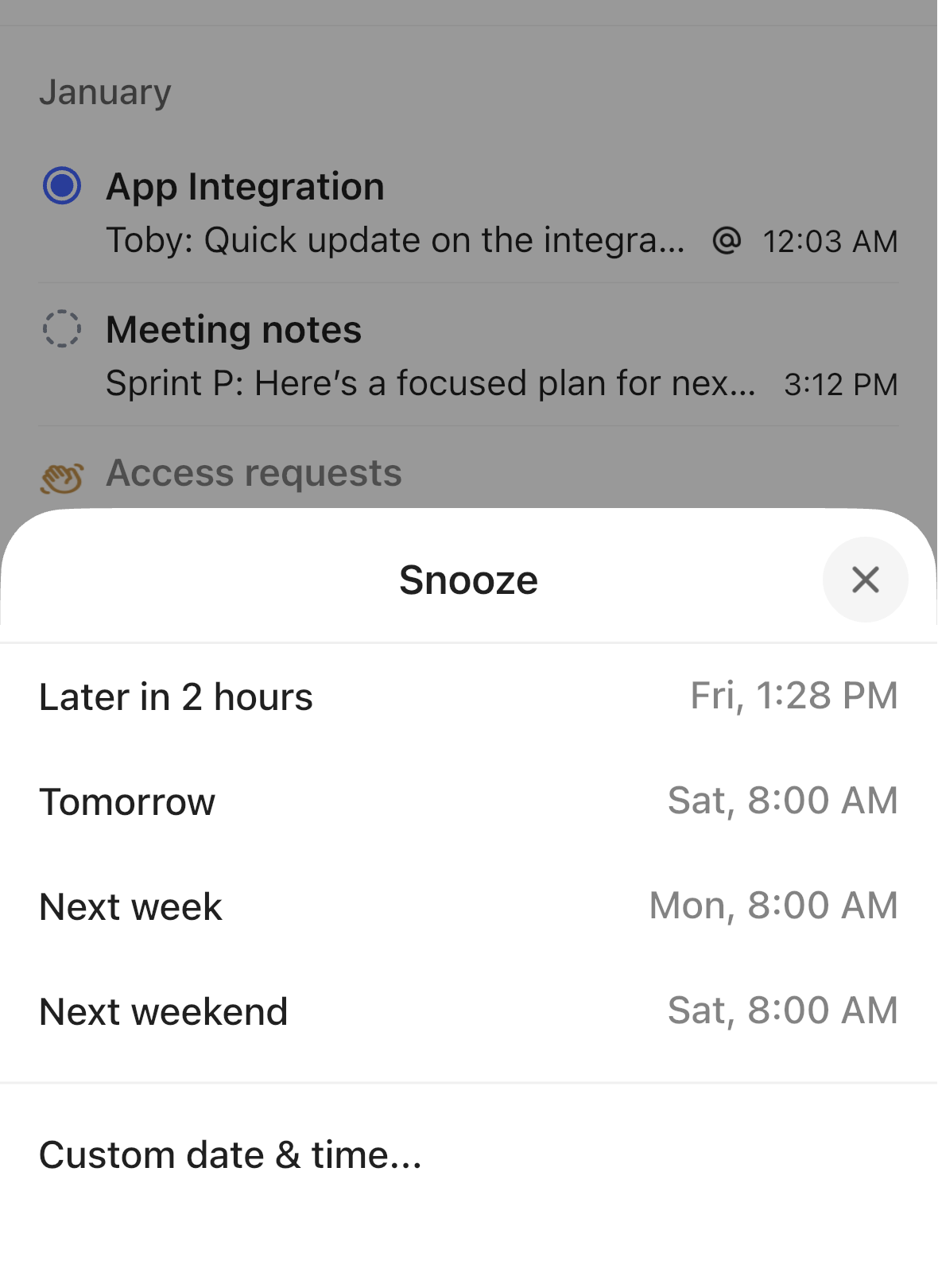 Screenshot of the snooze menu.png