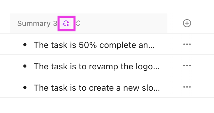 Screenshot highlighting the AI icon at the top of an AI Field column .png
