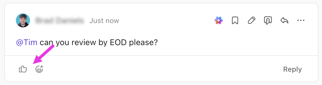 Screenshot highlighting the thumbs up and emoji icons.png