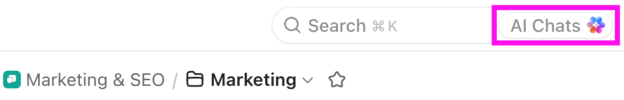 Screenshot of the AI Chats button in the AI Command Bar.png