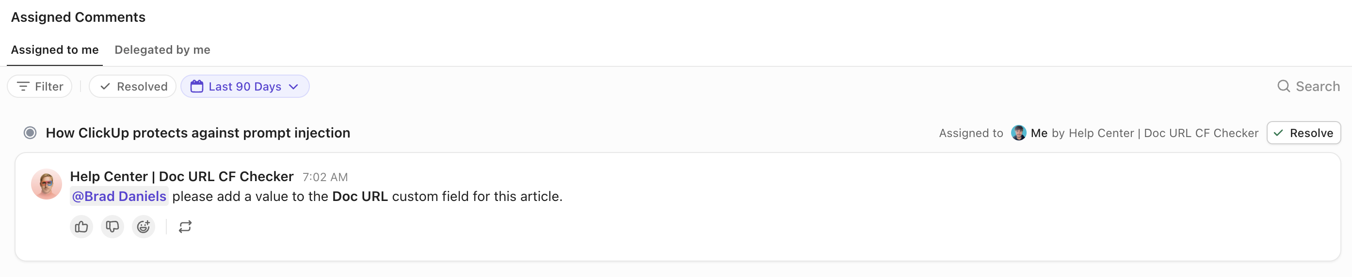 Screenshot of the assigned comment page.png