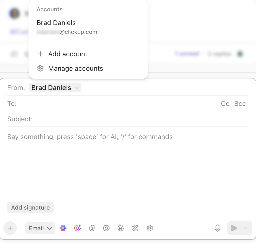 Screenshot of someone selecting a new email.png