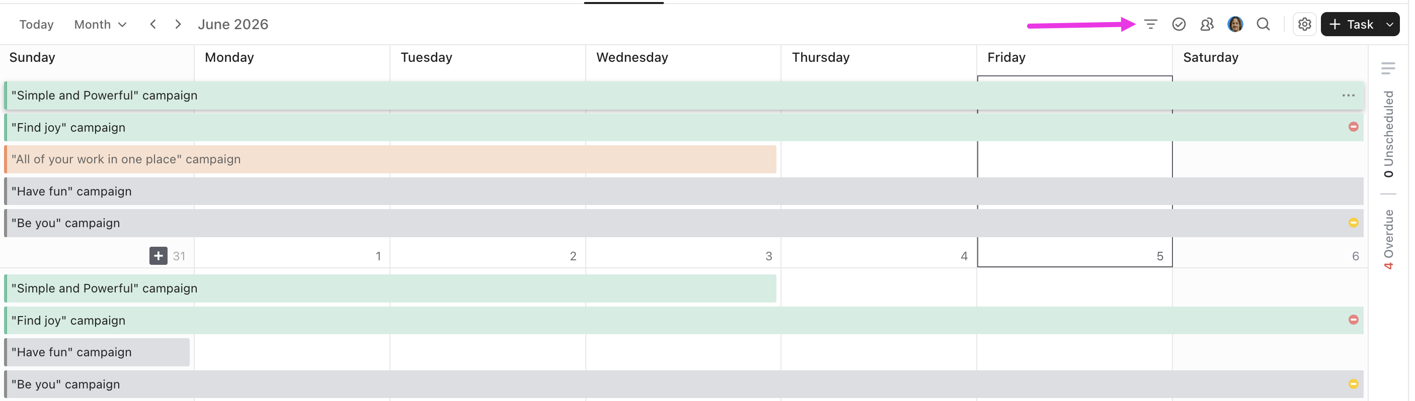 Captura de pantalla del ícono de filtro en la Vista Calendario.png