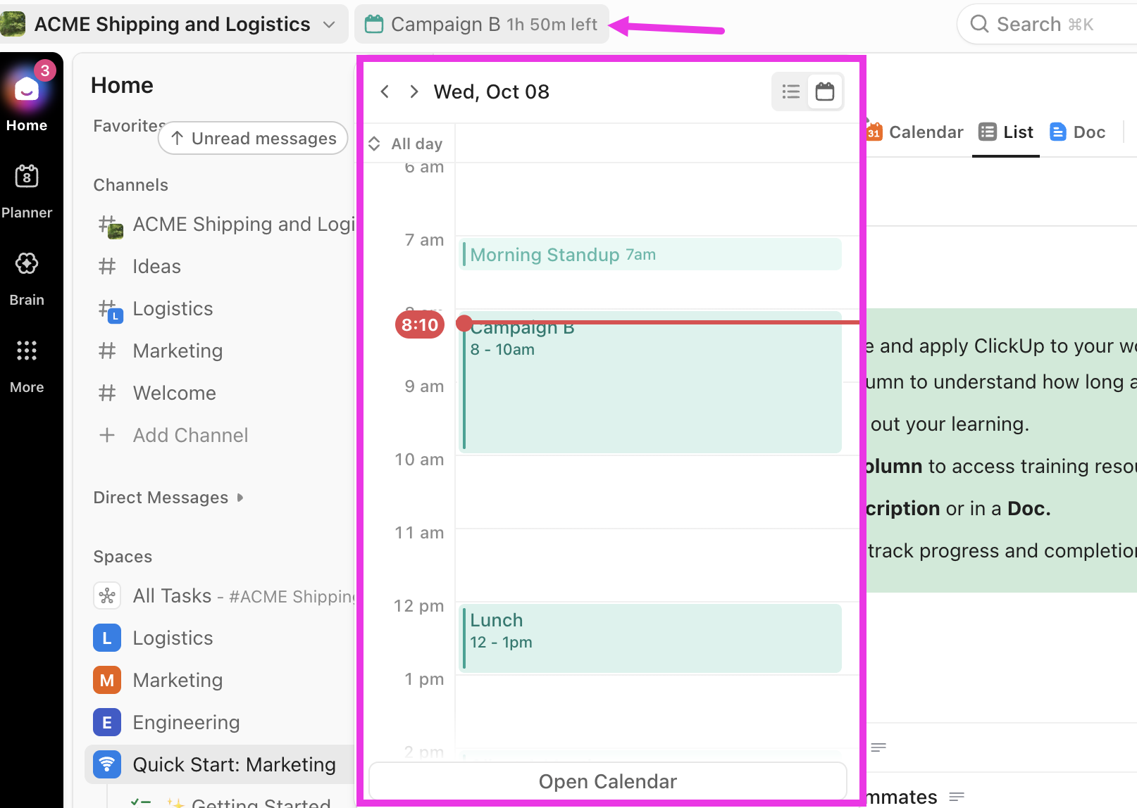Screenshot di Calendar Glance.png