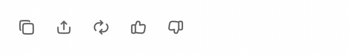 Screenshot der Symbole zum Kopieren, Teilen, neu Generieren und für Feedback.png