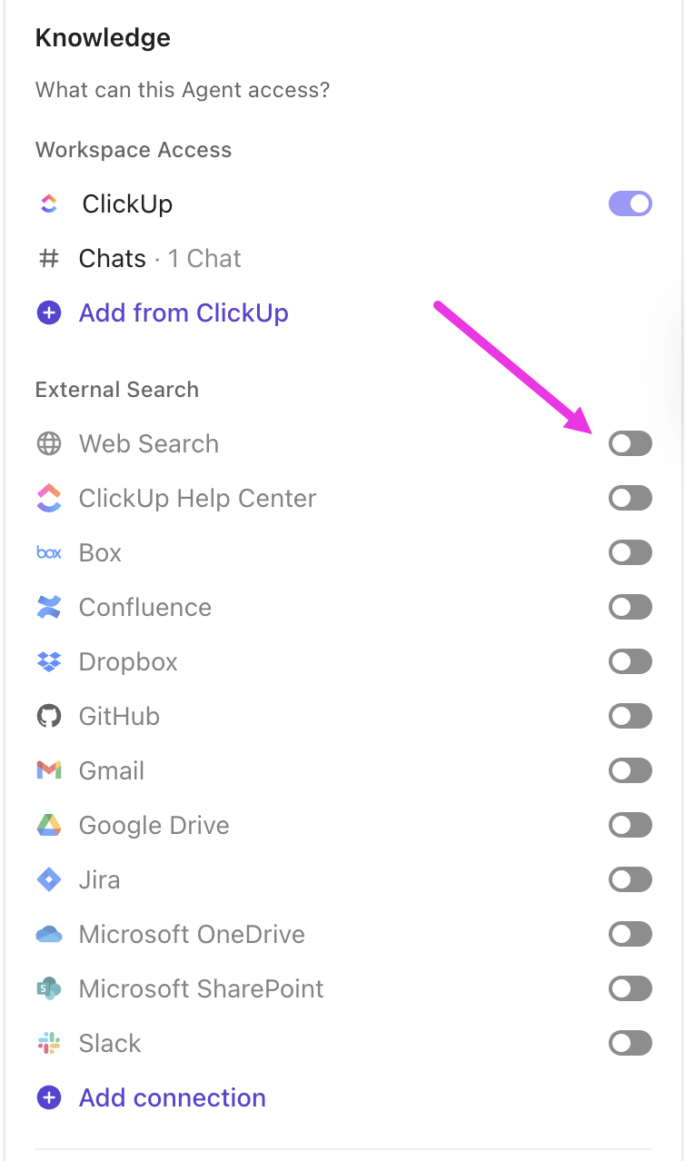Captura de pantalla de varias aplicaciones conectadas en un Super Agent.