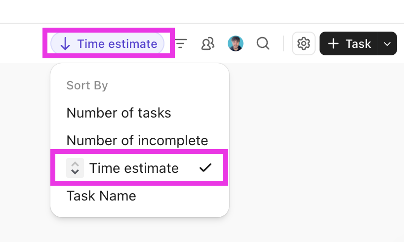 Captura de tela da opção de estimativa de tempo.png