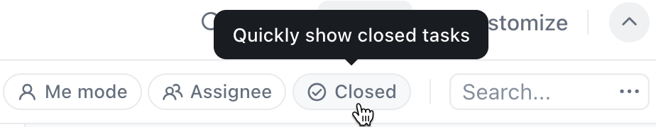 Screenshot del cursore sul pulsante Chiusa.