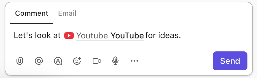 Screenshot einer YouTube-Erwähnung