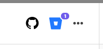 Screenshot of the Bitbucket icon on a ClickUp task.