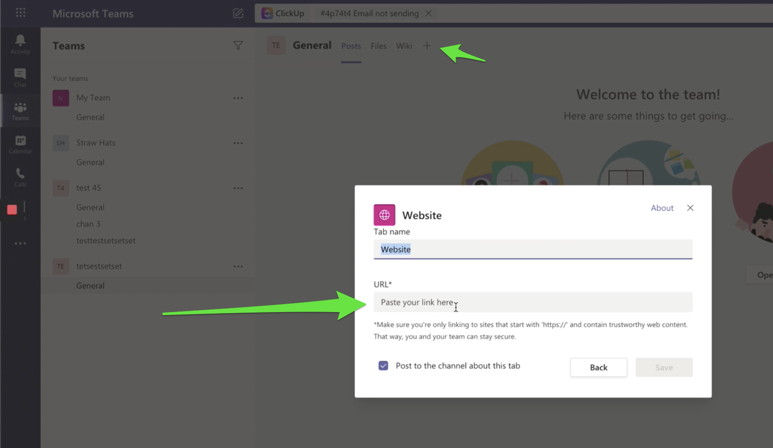 Microsoft Teams ClickUp Help Microsoft Teams ClickUp Help