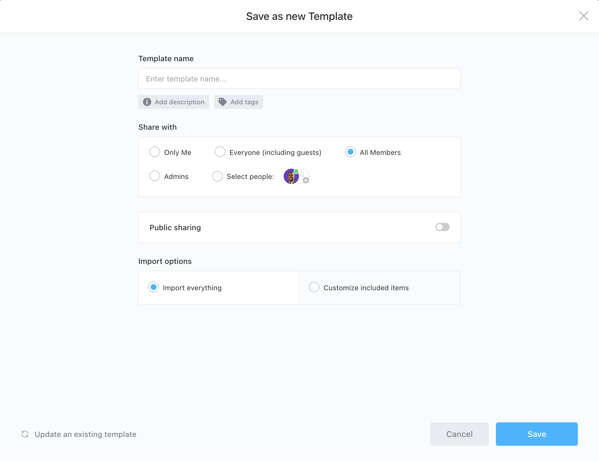 Create a template ClickUp Help